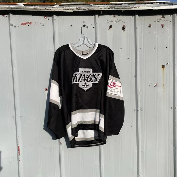 NWT Wayne Gretzky LA Kings Diet Coke CCM Los Angeles Kings Promotional Jersey - Picture 2 of 4